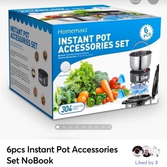 NEW Homemaxs 6pcs Instant Pot Accessories Set - Picture 9 of 10